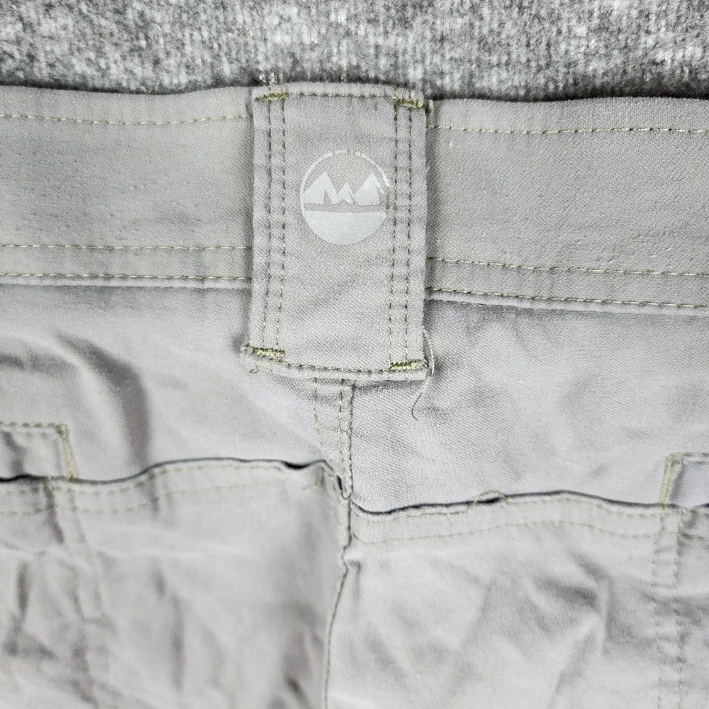 Wrangler ATG Cargo Pants Mens 40x30 Gray All Terrain Gear Outdoor Hiking Utility